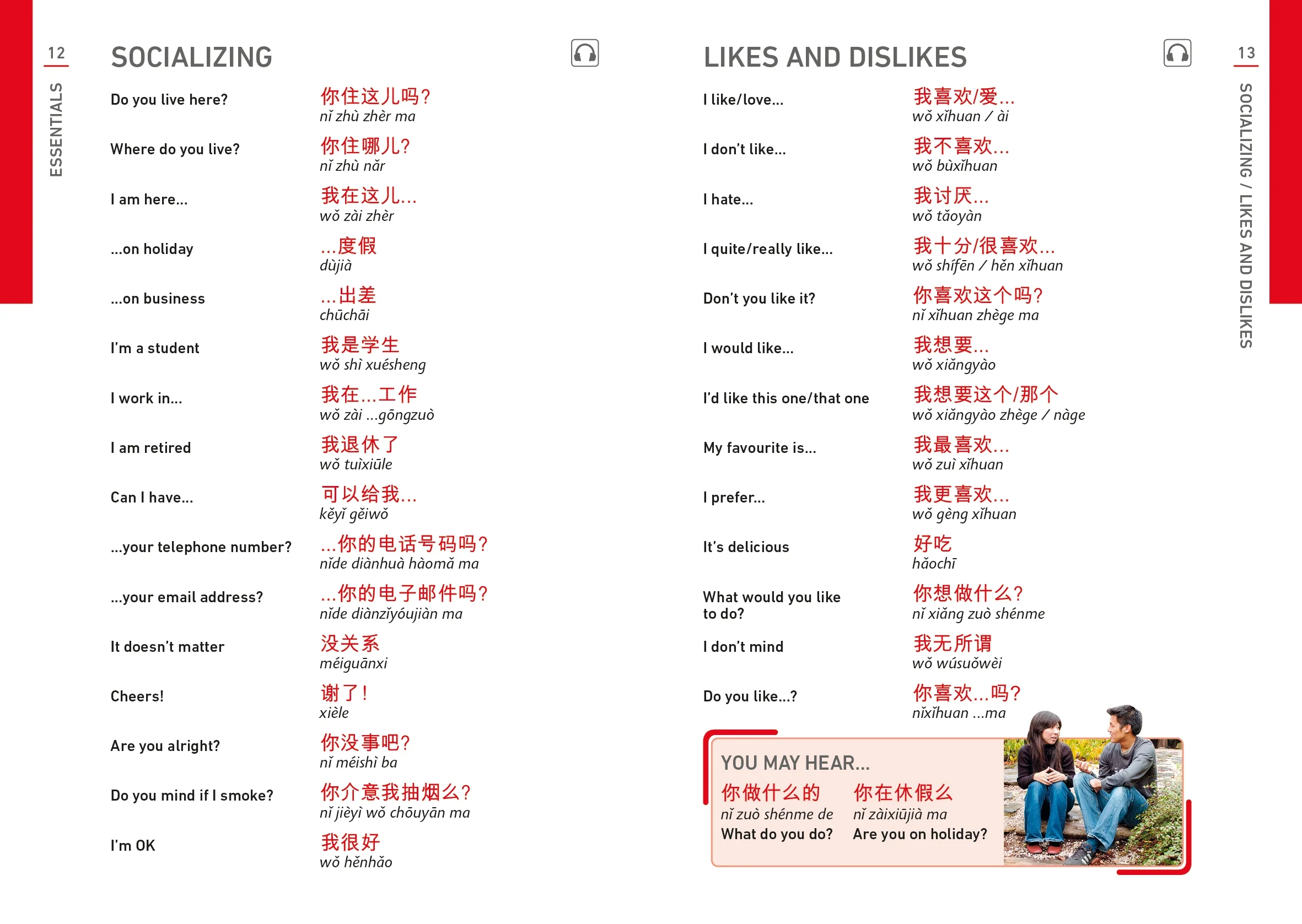 Mandarin Chinese Phrase Book - Image 2