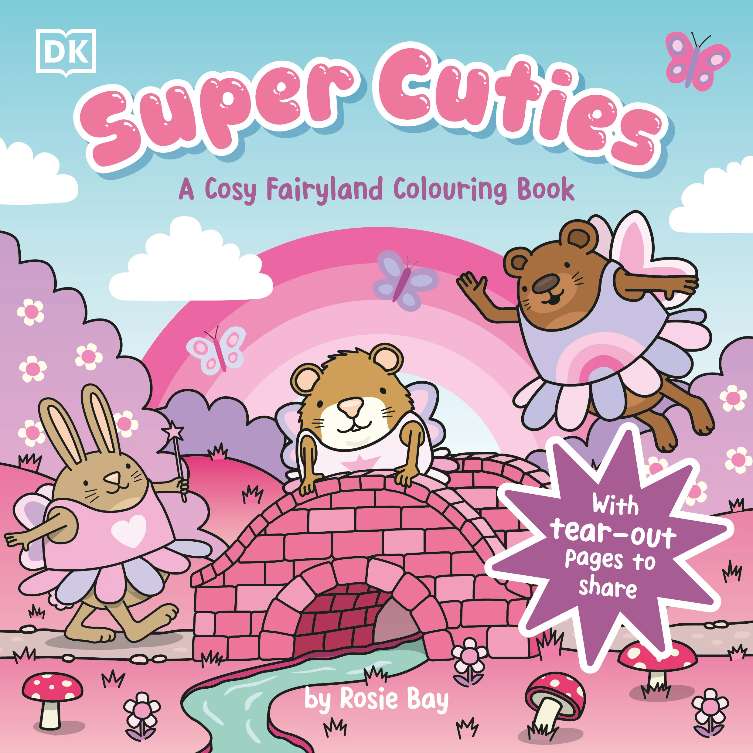 Super Cuties A Cosy Fairyland Colouring Book