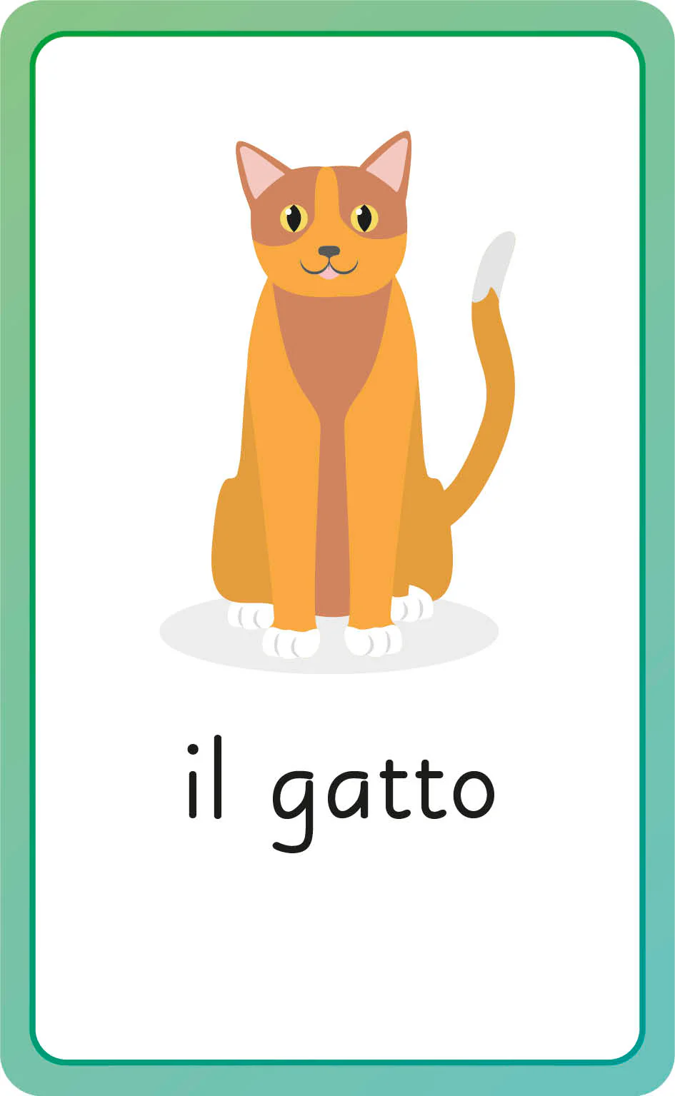 Italian for Everyone Junior First Words Flash Cards - Image 12