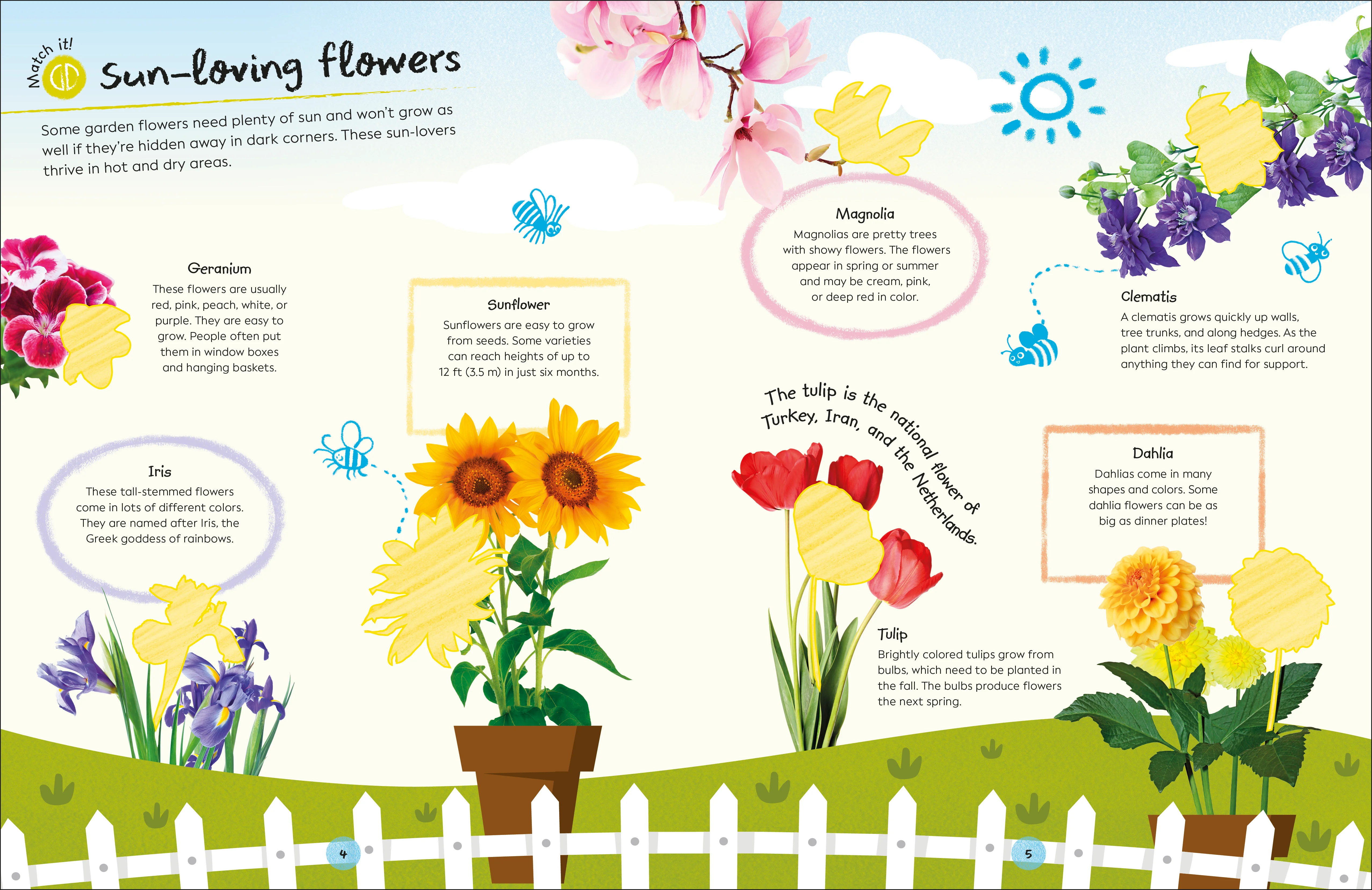 Ultimate Sticker Book Garden Flowers - Image 3